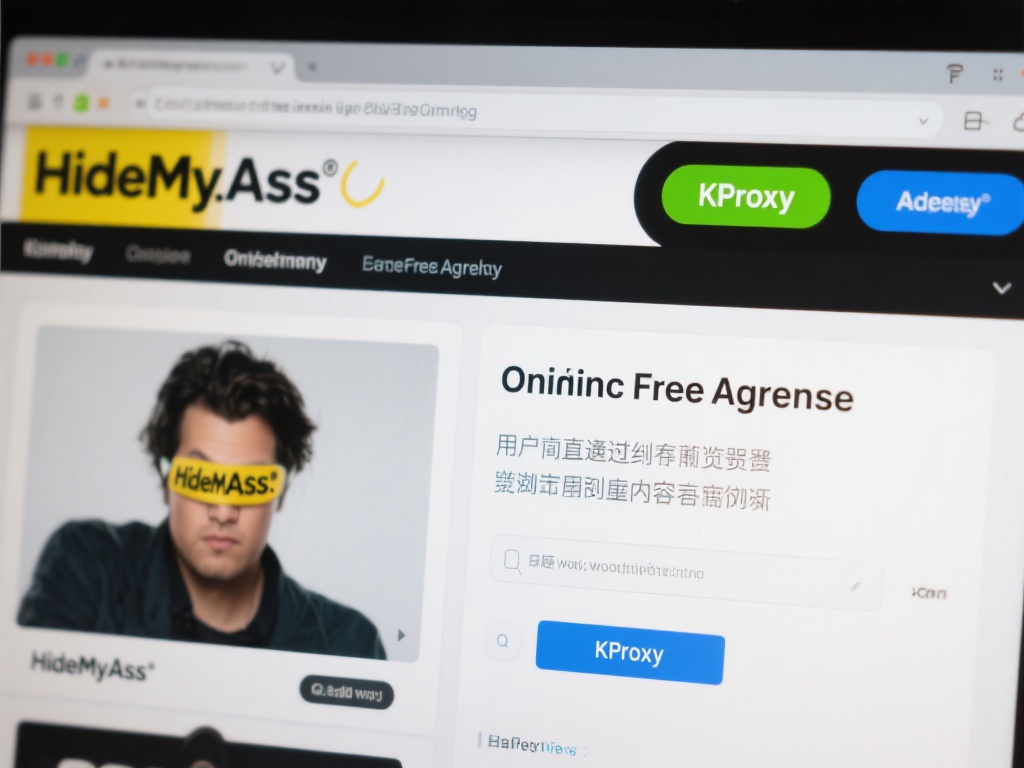 在线免费代理：许多在线代理网站，如"HideMyA