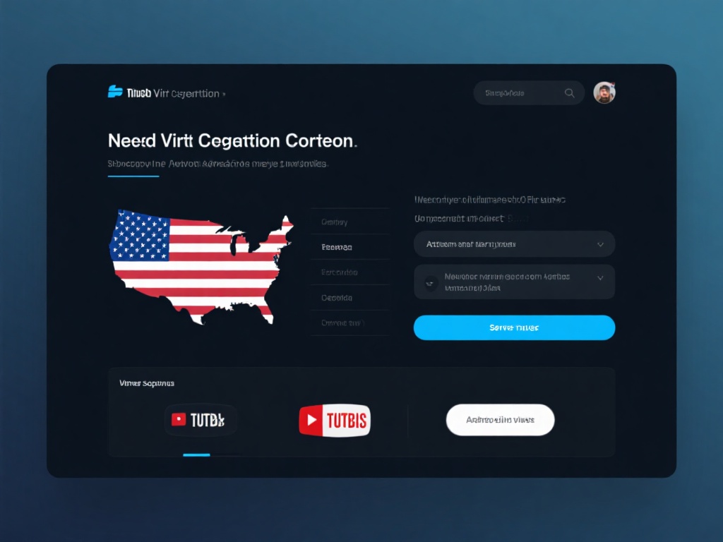 通过VPN客户瑞轻松突破网络限制自由访问内容 选择服务器:进入界面后,选择你需要虚拟定位的国家。